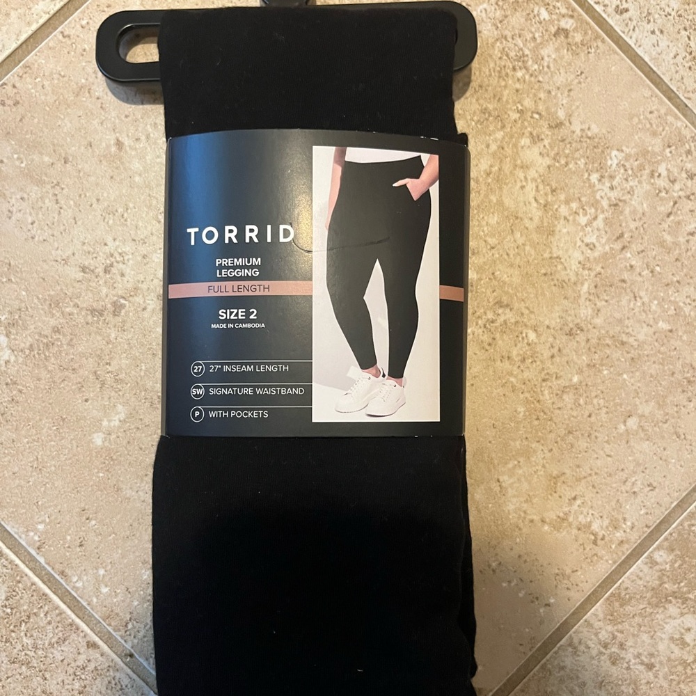 Torrid Black Stretch Leggings
